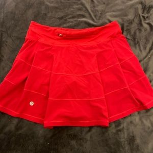 ****SOLD****Lululemon Pace Rival Mid-Rise Skirt LONG - Dark Red